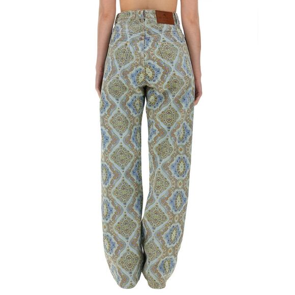 Etro Women Jeans Con Stampa Paisley